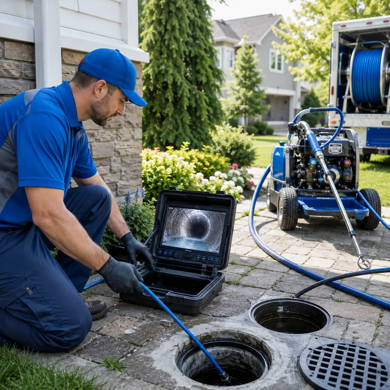 Outdoor drain cleaning professionals serving Ivanhoe, NC